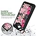 Galaxy J2 Prime Case,Galaxy Grand Prime Plus Case,ANLI(TM)[Shock Absorption] Hybrid Dual Layer Armor Protective Case Cover for Samsung Galaxy J2 Prime/Galaxy Grand Prime Plus Flowers Black