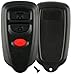 KeylessOption Keyless Entry Remote Car Key Fob Shell Case Pad Cover for Isuzu Rodeo Passport HYQ1512R