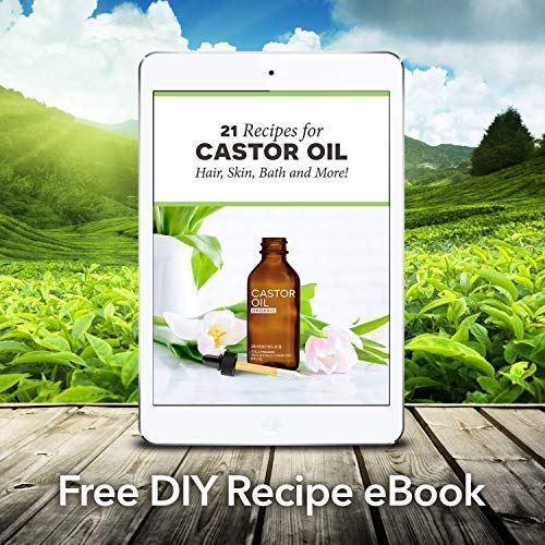 Castor Oil - USDA Certified Organic - 100% Pure, 4 ounce, Cold-Pressed, Extra-Virgin, Hexane-Free. Best Serum For Eyelash, Hair, Eyebrows & Skin - Boost Growth Naturally - with Applicator Brush Kit