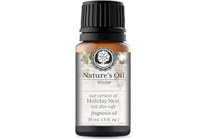 NATURE'S OIL Holiday Nest Fragrance Oil (15ml) for Diffusers, Candles, Home Scents, Linen Spray, Slime