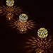 Dephen Solar String Lights - 15ft Outdoor 20LED Christmas Lights, Waterproof Warm White Moroccan for Patio Garden Party Festival Xmas Tree