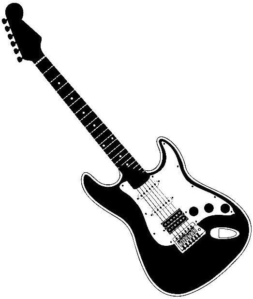 Vinyl Wall Decal Electric Guitar Art Design Sticker Amazon.ca Home