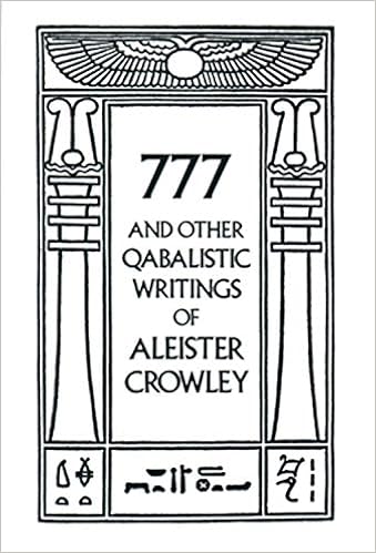777 Other Qabalistic Wrtings Crowley Aleister Aleister Crowley Amazon De Bucher