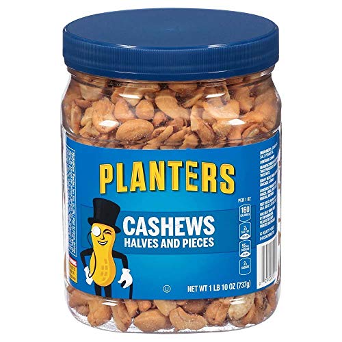 Planters Cashew Halves and Pieces Salted