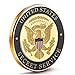 Secret Service Challenge Coin Collection - Gold Plated Challenge Coin, Stunning Detailing