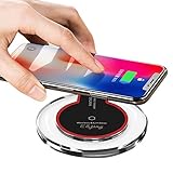 Wireless Charger QI, EJING Wireless Charging Pad for Apple iPhone 8/8 Plus, iPhone X, Samsung Note 8, S8/S8 Plus/S7/S7 Edge/S6, Nexus 7/6/5/4(2013), Nokia Lumia 920, LG Optimus Vu2, Wireless Charger