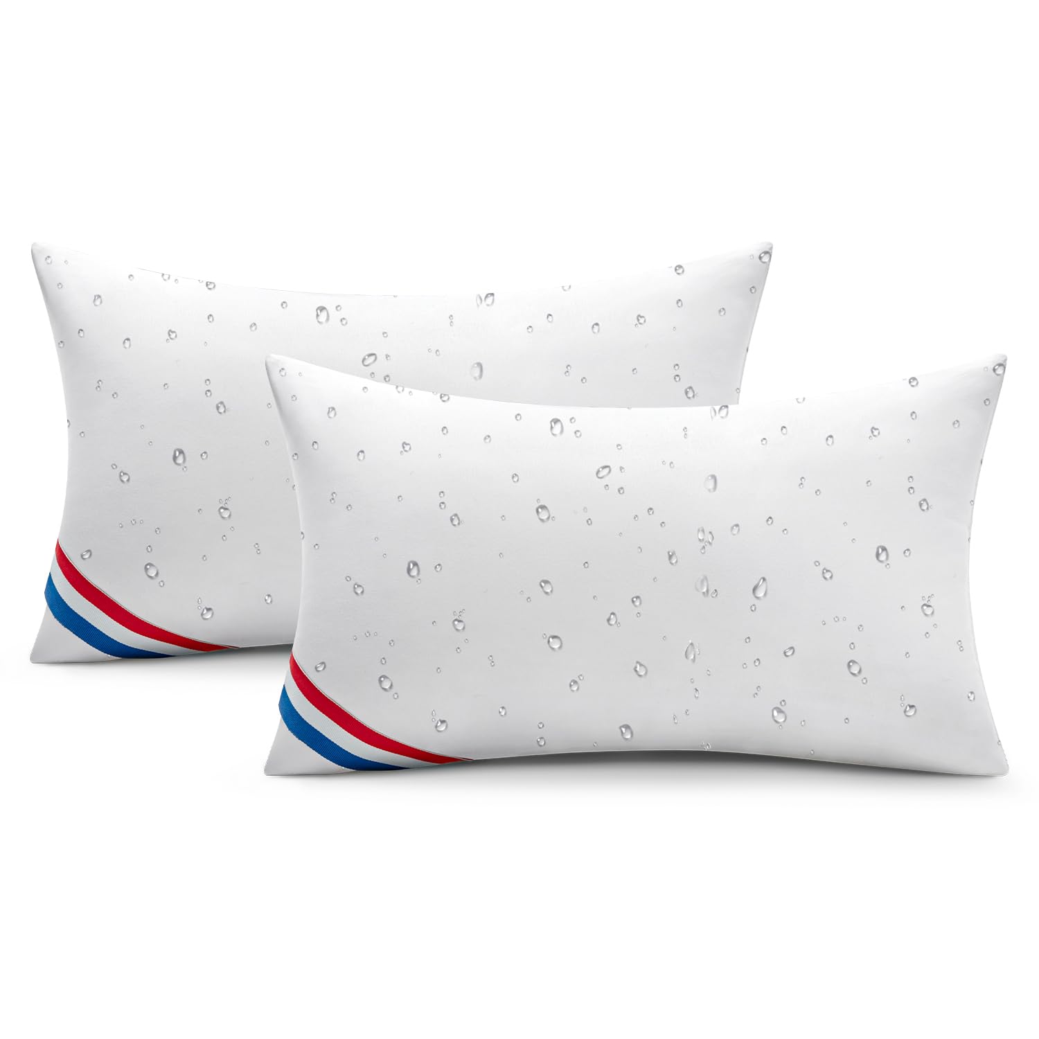 Photo 1 of MIULEE Outdoor Pillows Pack of 2 12x20 Inch Outdoor Pillow Inserts Waterproof Decorative Throw Pillow Inserts, Rectangle Water Resistant Pillow for Garden Couch Furniture