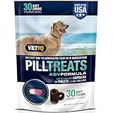VetIQ Pill Treats Soft Chews for Dogs, Chicken Flavored 30 ea (Pack of 3)