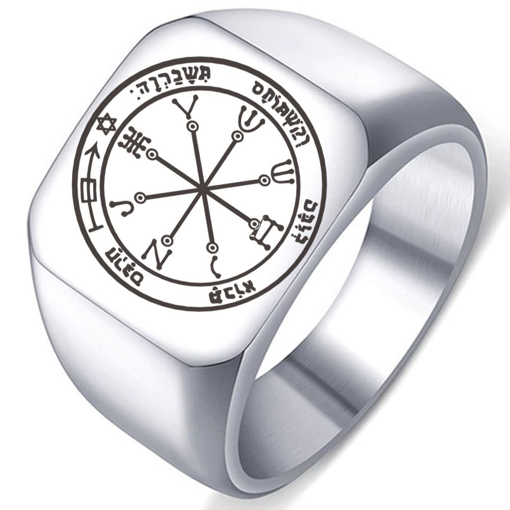 ZOVIVI Detailed Engraved Sixth Pentacle of Mars for