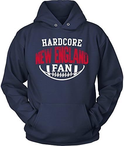 Hardcore New England Football Fan Hoodie