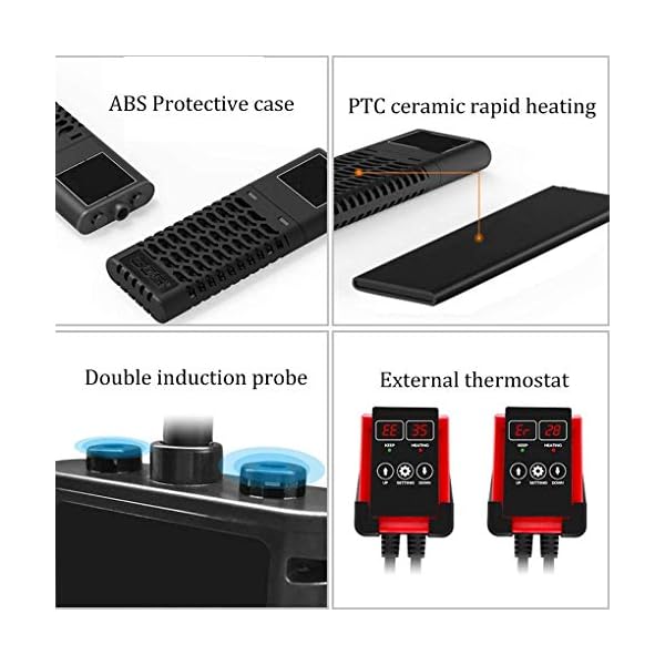Knoijijuo Sommergibili Acquario riscaldatore, elettronico di Temperatura costante Fish Tank Heater con Display Digitale… Knoijijuo Knoijijuo Sommergibili Acquario riscaldatore, elettronico di Temperatura costante Fish Tank Heater con Display Digitale…