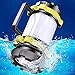 LED Camping Lantern,Flashlights Lanterns,Rechargeable Tent Light,4 Light Modes, 3600mAh Power Bank, IPX4 Waterproof, Perfect for Hurricane Emergency, Outdoor, Hiking and Home