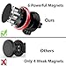 [2 Pack] Magnetic Car Mount, Universal Cellphone Car Mount Air Vent Clip Magnetic Car Holder for iPhone X,8/7/6/6s Plus,Samsung Galaxy S9/S9+,S7/S7 Edge,S6/S6 Edge+ and All Smartphones (Red)