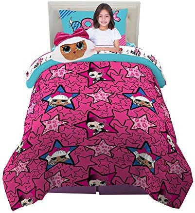 Bedding set featuring a cuddle pillow, comforter, and matching pillows.