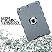 E LV Hybrid Armor Protection Defender Case Cover for iPad Mini / iPad Mini 2 / iPad Mini 3 with 1 Stylus and 1 Cleaning Cloth - [GREY/BLACK]