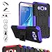Galaxy J5 2016 Case,Mama Mouth Shockproof Heavy Duty Combo Hybrid Rugged Dual Layer Grip Cover with Kickstand for Samsung Galaxy J5 J510 2016 Smartphone(with 4 in 1 Packaged),Purple
