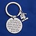 FEELMEM Graduation Gifts Behind You All Memories Before You All Your Dream Graduation Keychain Inspirational Graduates Gifts 2018, 2019 (Silver)
