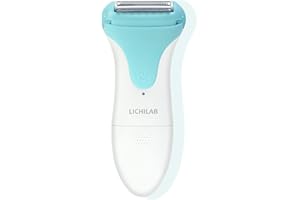 Lichilab Lady Shaver,Electric Razor for Women,Women's Wet & Dry Leg Shaver,Cordless Electric Shaver for Pubic Hair,Foil Shaver,Bikini Trimmer,Painless Body Hair Removal for Underarms,spearmint/IU7T