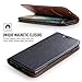 B BELK Case for iPhone X, Premium Leather [Ultra Slim] Flip Wallet Cover Case [Stand Feature] [Card Slots] [Magnetic Closure] Black