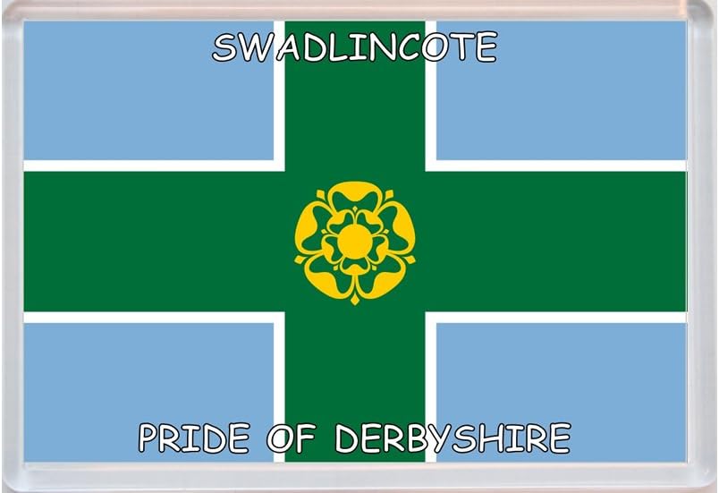 Swadlincote Pride of Derbyshire County Flag Jumbo Fridge