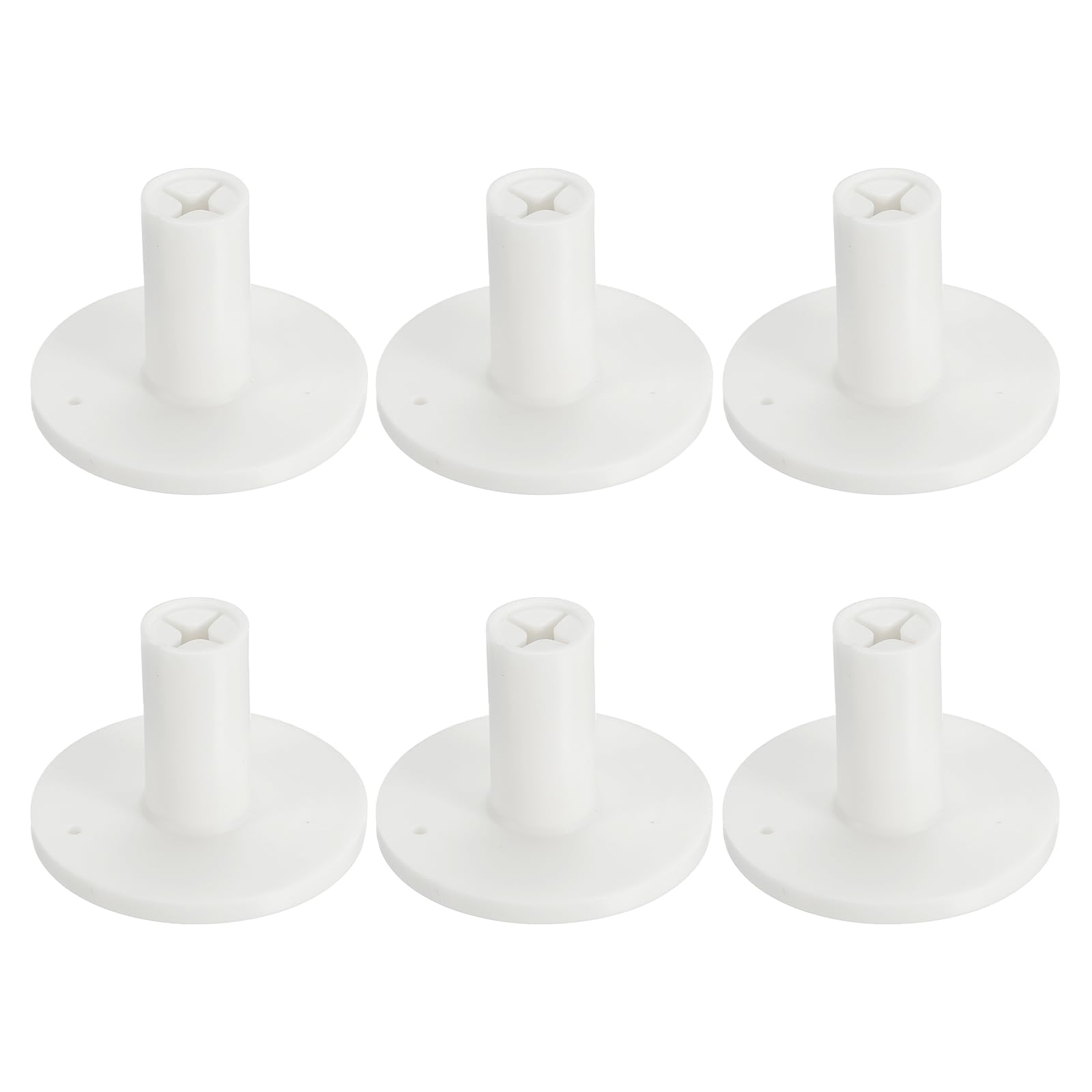 PATIKIL Rubber Golf Tee, 6 Pack 1.4 Inch Golf Practice Tees Training Driving Range Tee Stable Golf Ball Holder for Outdoors Indoors Hitting Mat, White