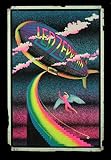 Vintage Led Zeppelin Black Light Poster Replica 13 x 19