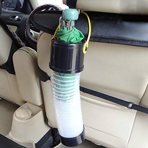 Car&Home Portable Telescopic Umbrella Holder Racks Seat Back Umbrella Barrel holder,Hanging For Home MAX length 26 inch (blue)