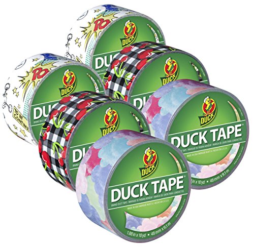 Duck Brand Patterned Tape Value 6-pack