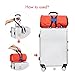 Luggage Straps Bag Bungee for Add a Bag Easy to Travel Suitcase Elastic Strap Belt (Blue) …