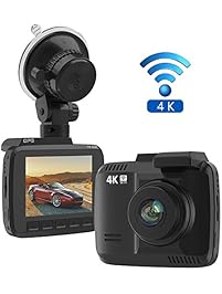 2.4" Car Dash Cam, 4K Dash Camera, 150 Degree Wide View Angle Car Camera with GPS, WiFi, G-Sensor, Loop Recording, Parking Monitoring, Motion Detection etc
