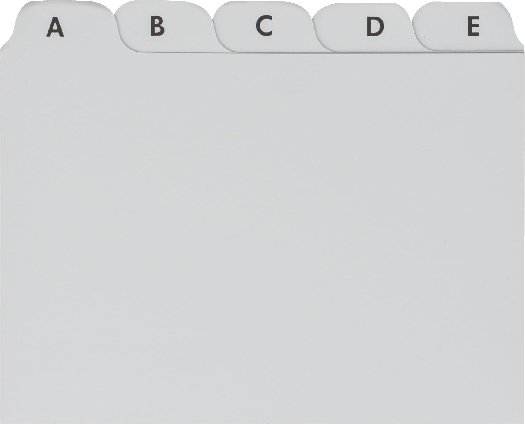 Brunnen 102377780, A-Z Register File, A7 Plastic, 20 mm, Gray