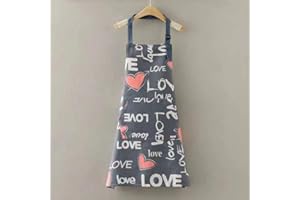 Waterproof Cooking Apron with Pockets Adjustable Bib Apron for Men and Women Soft Chef Apron for Kitchen BBQ