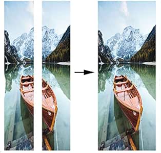 Paisaje tailandés etiqueta de la puerta creativa dormitorio puerta de