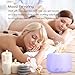 KBAYBO 300ml Cool Mist Humidifier Ultrasonic Aroma Essential Oil Diffuser for Office Home Bedroom Living Room Study Yoga Spa (Standard Edition)