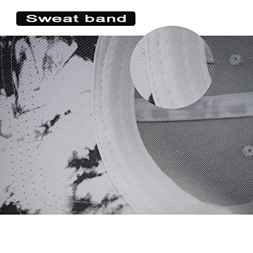 Distressed Cotton Dad Hat Baseball Cap, Sun Visors Adjustable Size,New Tie-Dyed Baseball Caps for Men and Women (BLM03)