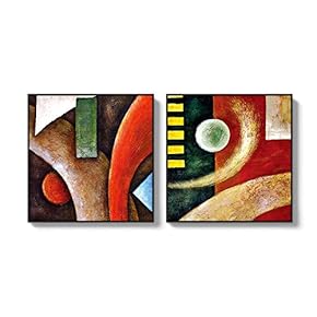 SIGNFORD 2 Piece Framed Canvas Wall Art for...