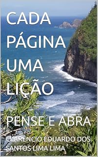 Livro CADA PÁGINA UMA LIÇÃO: PENSE E ABRA