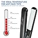 Vokai Labs Digital Ionic Ceramic Flat Iron Hair Straightener and Curler, 1 Inch with 5 Heat Control Settings, Auto shutoff