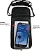 iPhone Purse Neck Shoulder Crossbody Smartphone Wallet Case Travel Organizer Pouch Bag; Cash Passports Cards Tickets - Security Stylish Women Men Good Looking Durable Air-Mesh Adjustable Lightweight
