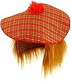 Scottish Hat - Tam O Shanter with Hair