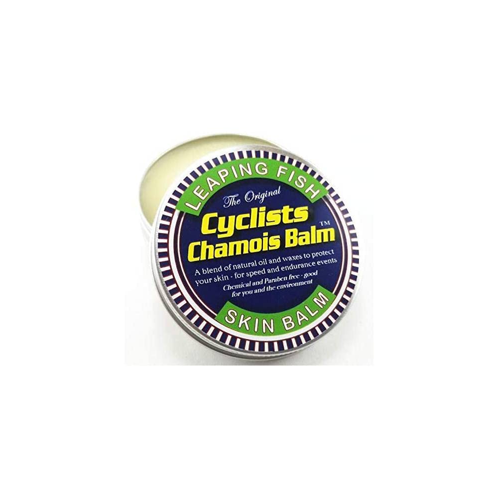 Leaping Fish Unisex Cyclists Chamois 60ml / 60g Tin Balm, Blue