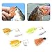 RUNCL Fishing Lures Tackle, Fishing Baits Tackle with Crankbaits Spinnerbaits Fishing Spoons Topwater Frog Rubber Worms Jigs and Tackle Box for Saltwater Freshwater Bass&Bedding Bass Trout Salmon