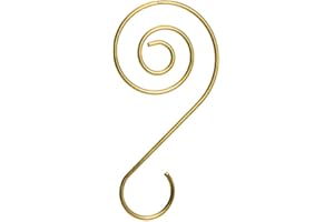 KURT S. ADLER Kurt Adler W5130 Ornament Hooks, Gold, 30 Hooks