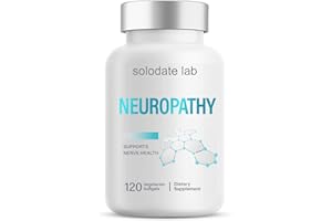 solodate lab Neuropathy Nerve Relief Support, Nerve Health Supplement with 600mg Alpha Lipoic Acid, Max Strength Relieve Nerve Discomfort for Feet Hands Legs Back & Neck