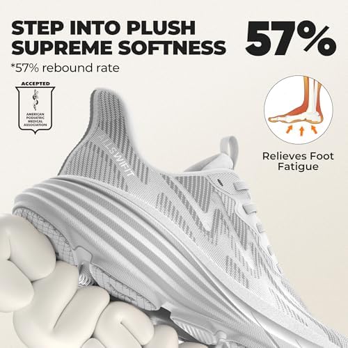 Zapatos de Senderismo Ligeros y Antideslizantes para Mujer.,Size 36.5,Blanco,AWUMRS2512