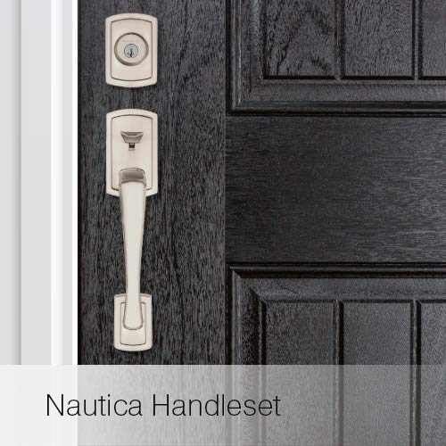 Baldwin Nautica Single Cylinder Front Door Handleset Featuring SmartKey