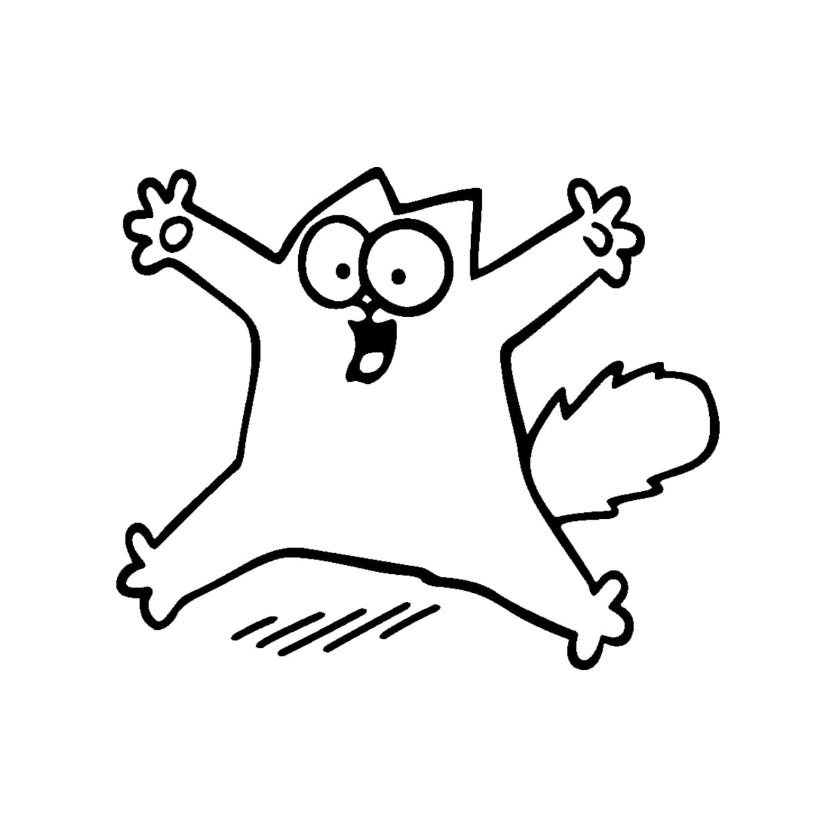 Ambiance-Live Cat Wall Sticker Fridge Decor – 35 x 40 cm, Black...