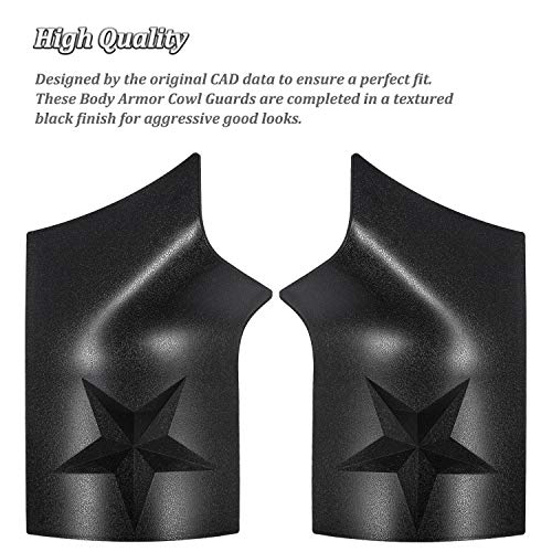 Danti Black Cowl Body Armor Outer Cowling Cover for Jeep Wrangler JL JLU Exterior Accessories Part 2018 2019