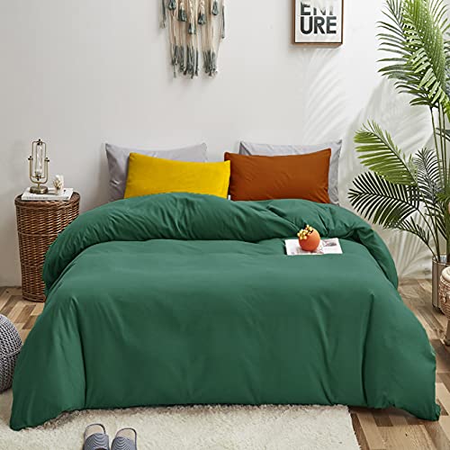 Luxlovery Emerald Green Comforter Set King Dark