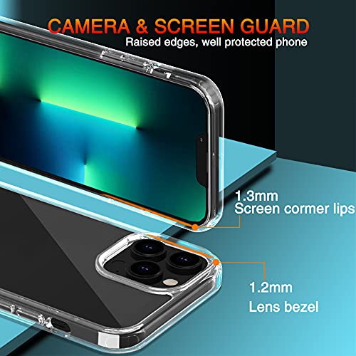 Ferilinso Designed for iPhone 13 Pro Case, Shockproof Protective Phone